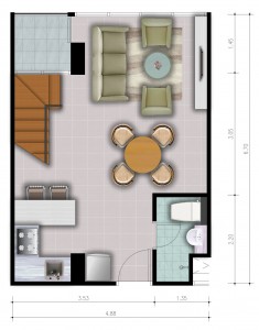 Loft E Lower Floor
